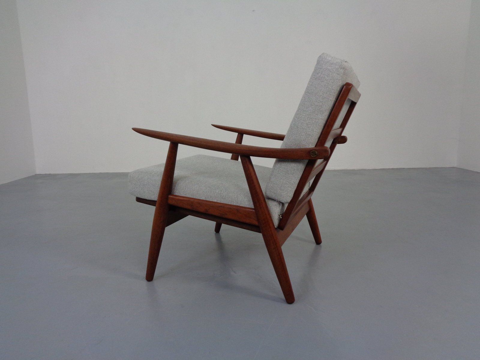 Teak Ge 270 Armchair By Hans J. Wegner For Getama, 1950s photo vinterior