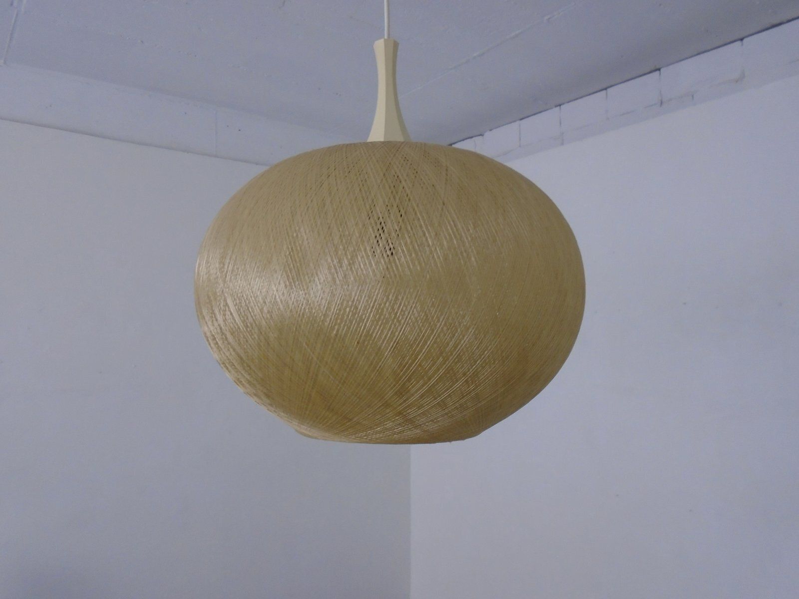 photo vinterior Spun Fiberglass Pendant Lamp, Germany, 1960s