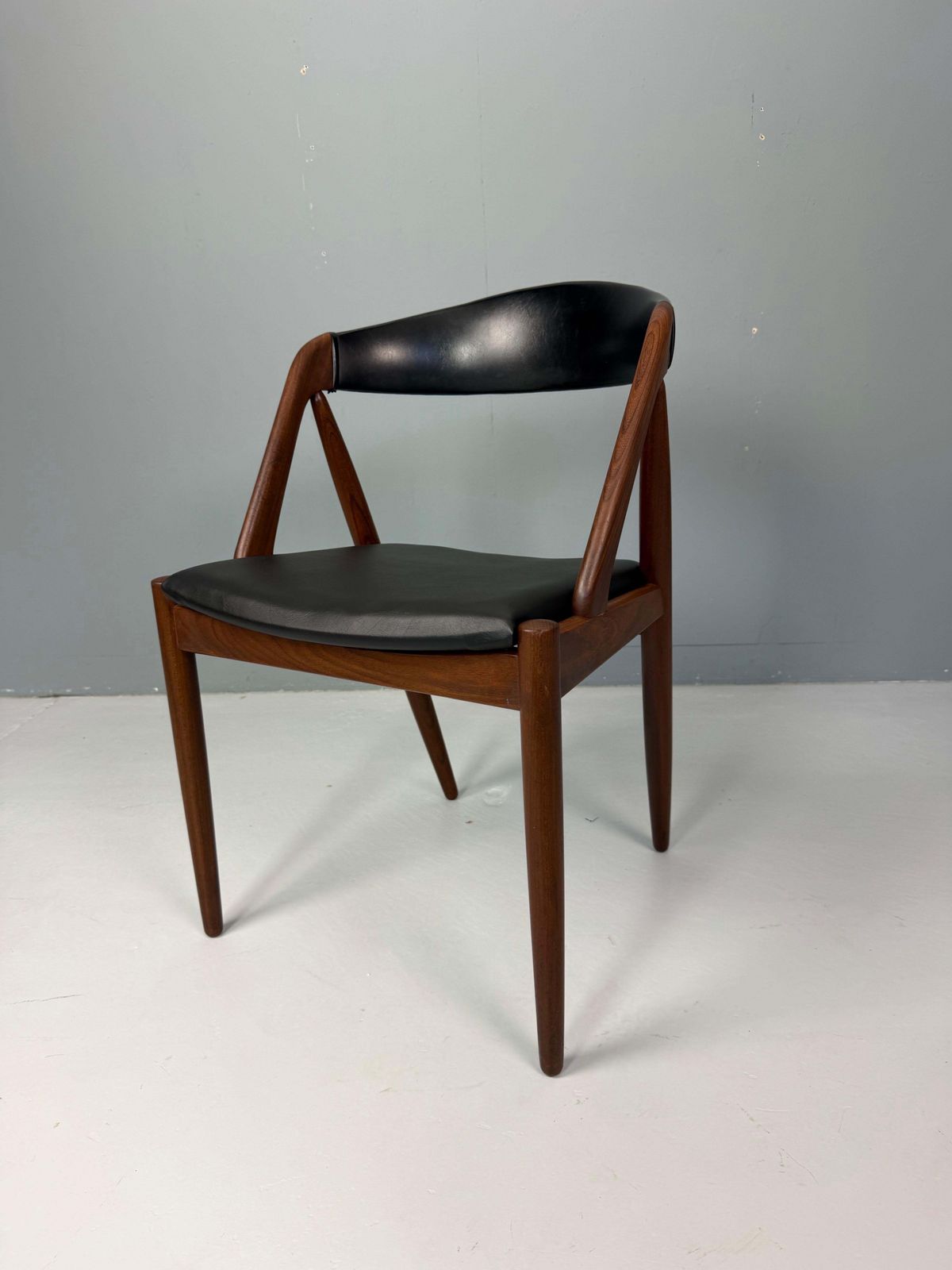 photo furniture Kai Kristiansen Model 31 Set Of 6 Teak 'A' Frame Chairs For Schou Andersen, 1960