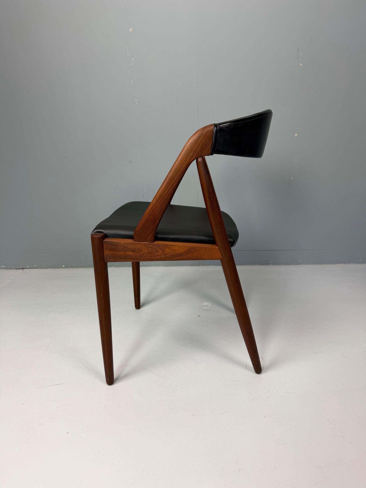 Furniture Kai Kristiansen Model 31 Set Of 6 Teak 'A' Frame Chairs For Schou Andersen, 1960 photo