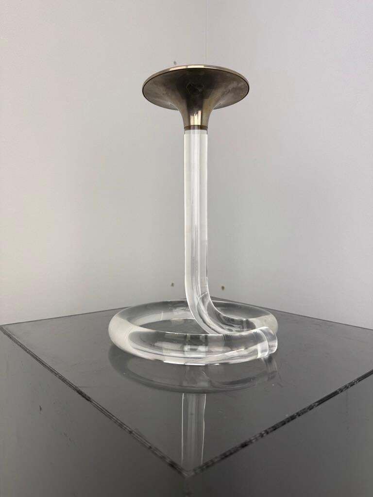 Dorothy Thorpe Style Lucite Candle Stick Mid Century  France photo furniture