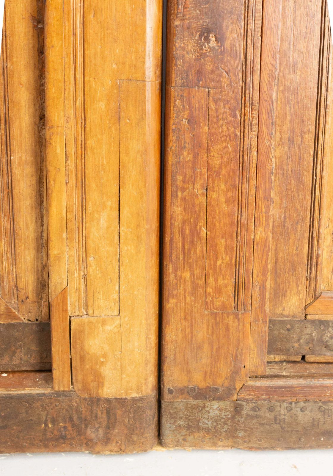 photo for sale Antique Pair Of Moroccan Cedar Double Doors 18th Century