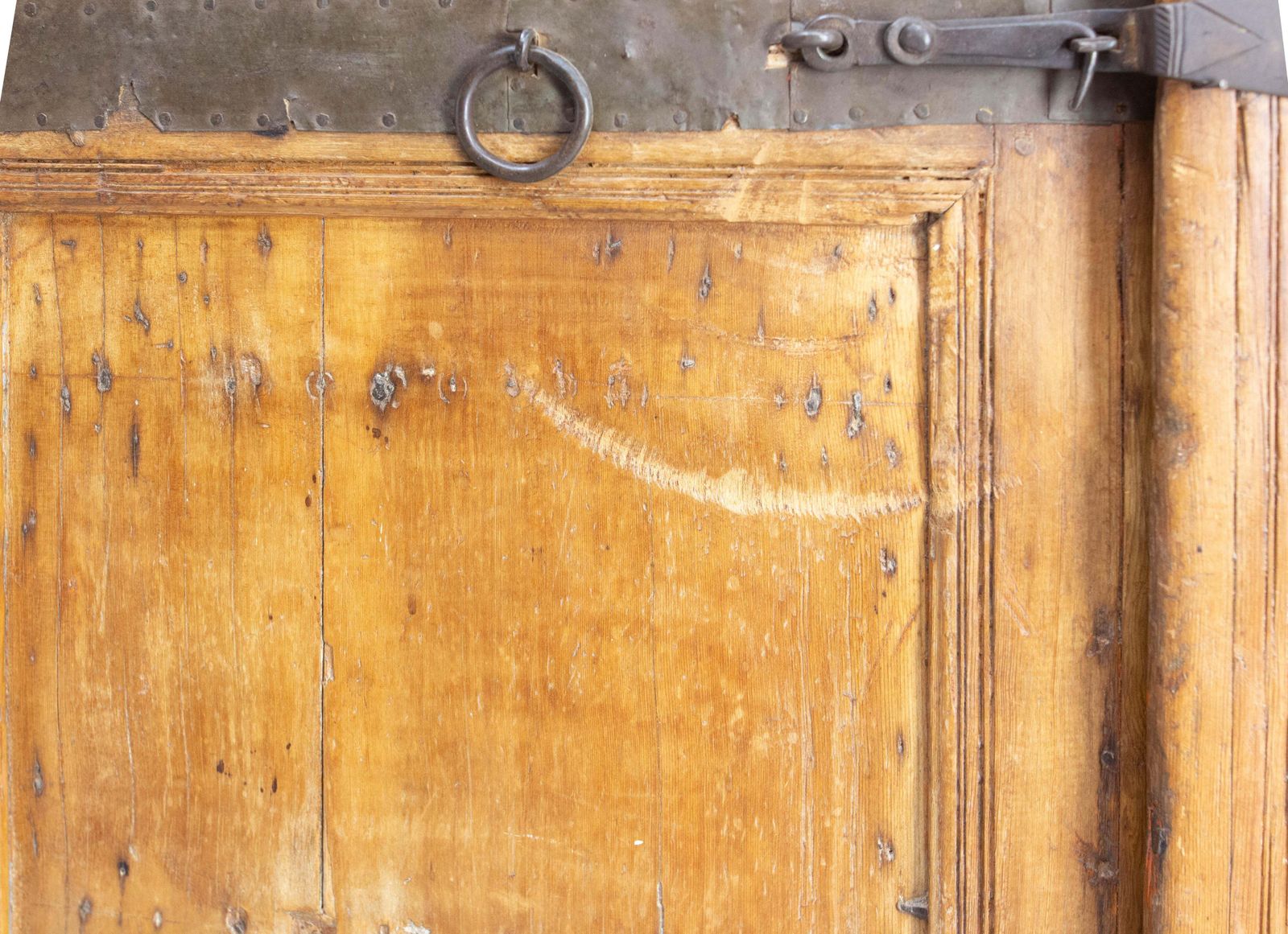 Home Fixtures Antique Pair Of Moroccan Cedar Double Doors 18th Century photo