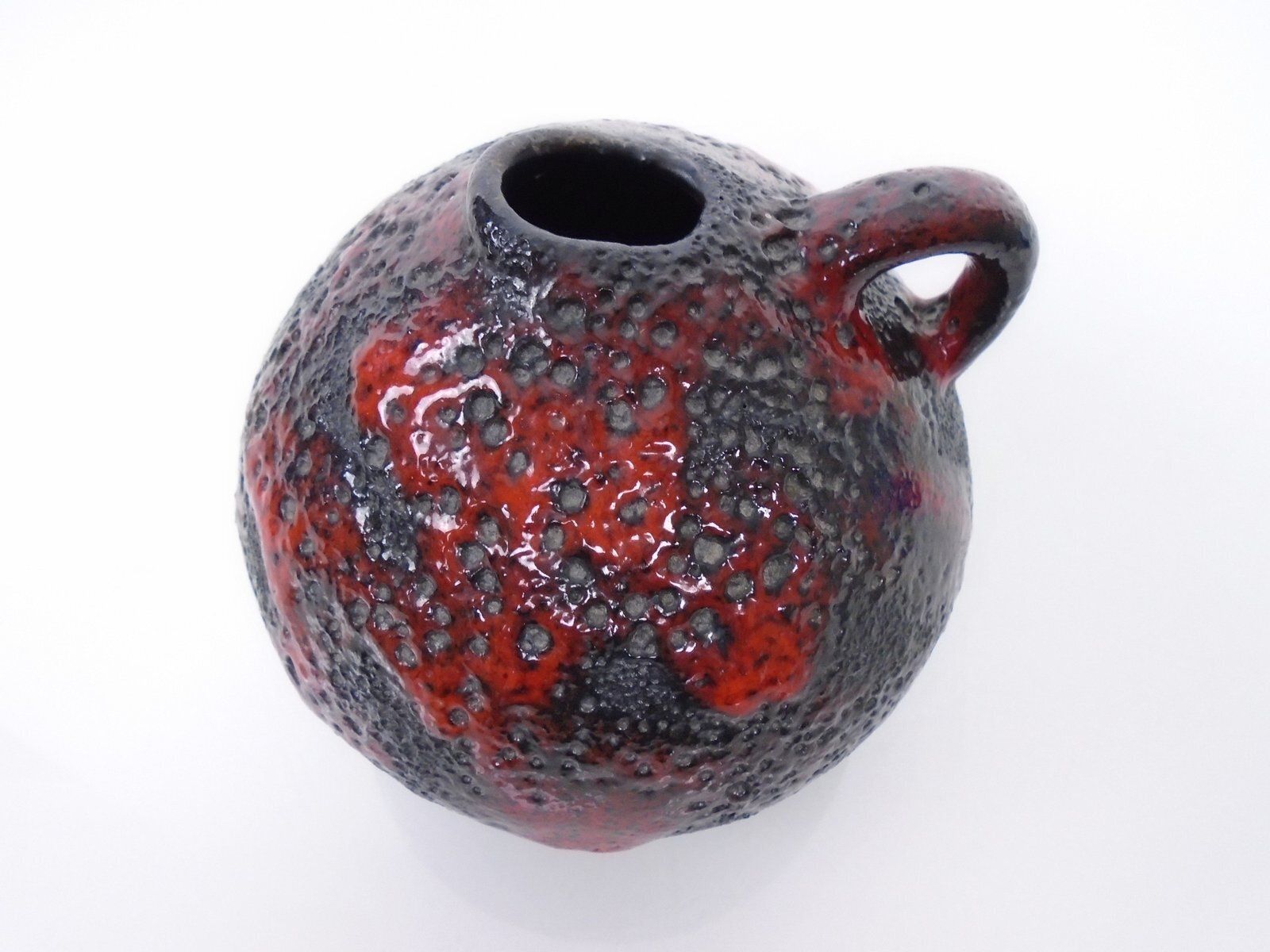 Lava Ceramic Vase By Otto Gerharz For Otto Keramik, Germany, 1970s photo 217.0