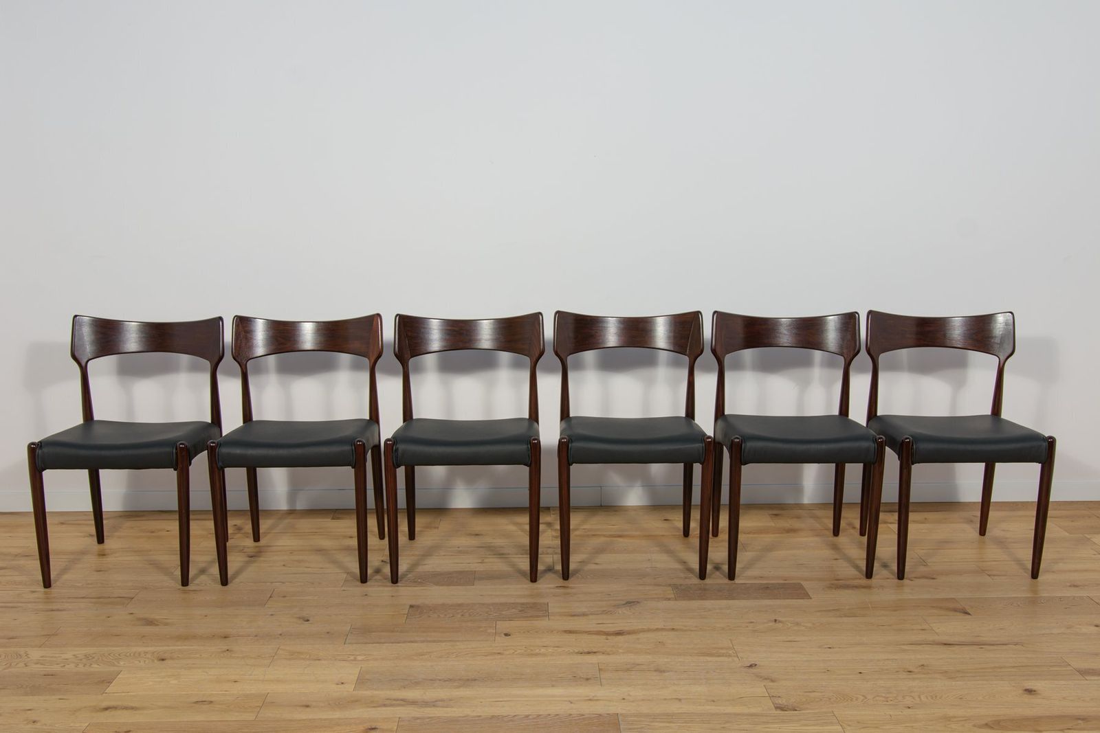 Mid Century Rosewood Dining Chairs From Bernhard Pedersen & Son, 1960s, Set Of 6 photo for sale