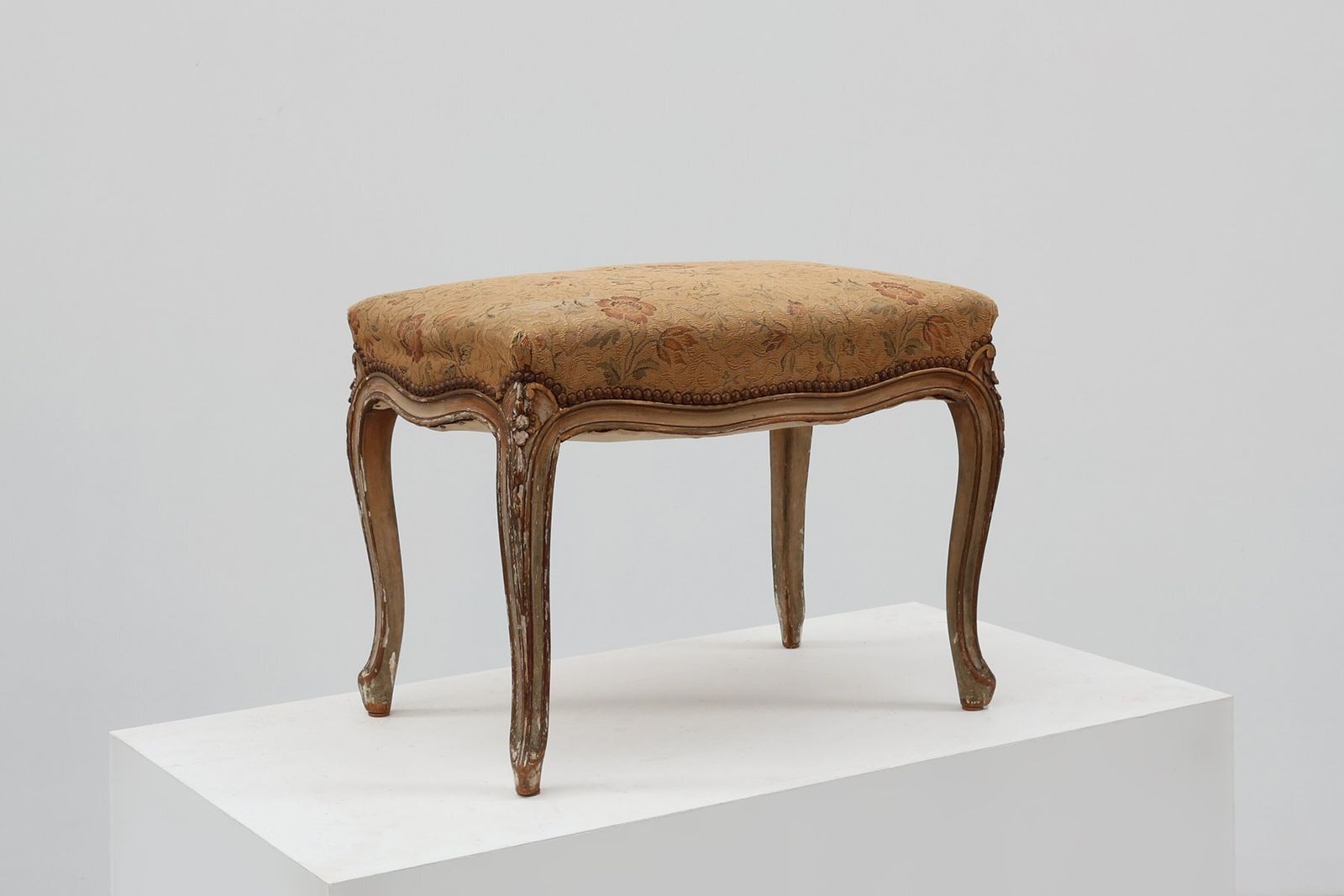 Antique French Louis XV Style Piano Bench, 1800s photo for sale