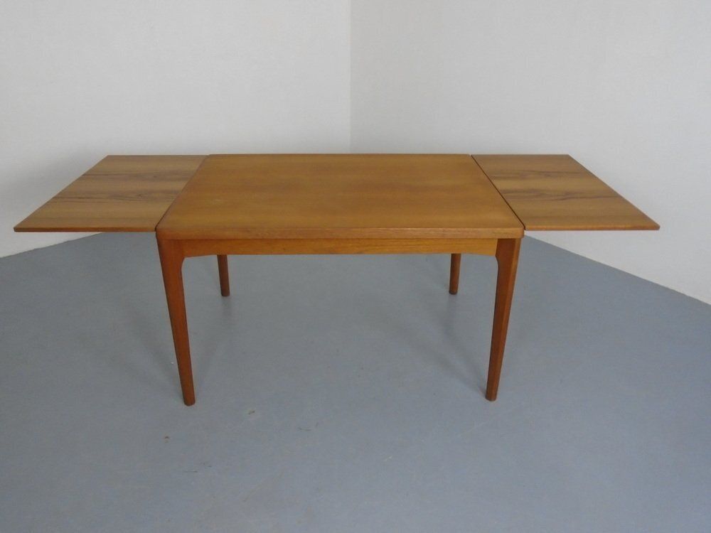 Extendable Teak Dining Table By Henning Kjærnulf For Velje Møbelfabrik, 1960s photo furniture
