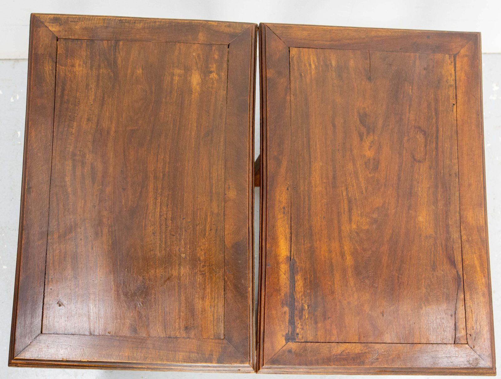 Pair Of Large Nightstands Side Cabinets Bedside Exotic Wood, Brazil Circa 1960 photo vinterior