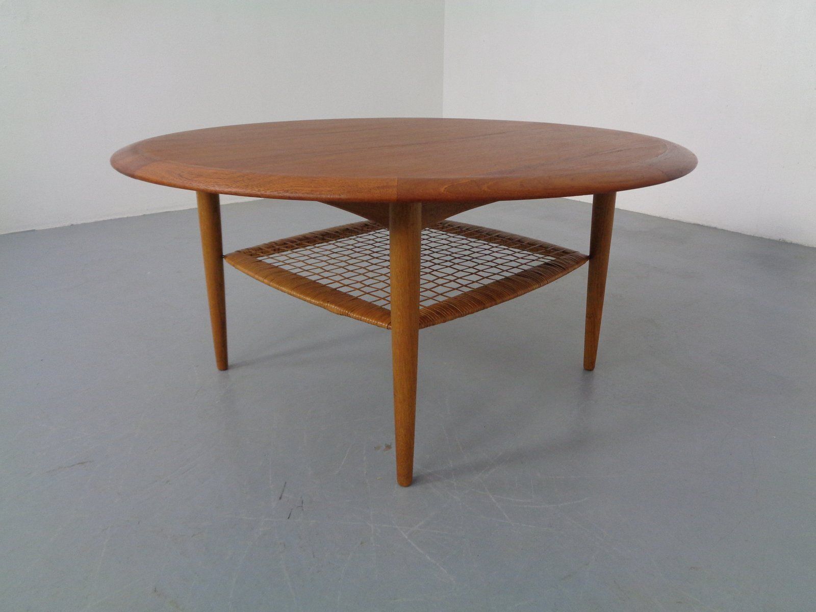 Teak Coffee Table By Johannes Andersen For Cfc Silkeborg, Denmark, 1960s photo for sale