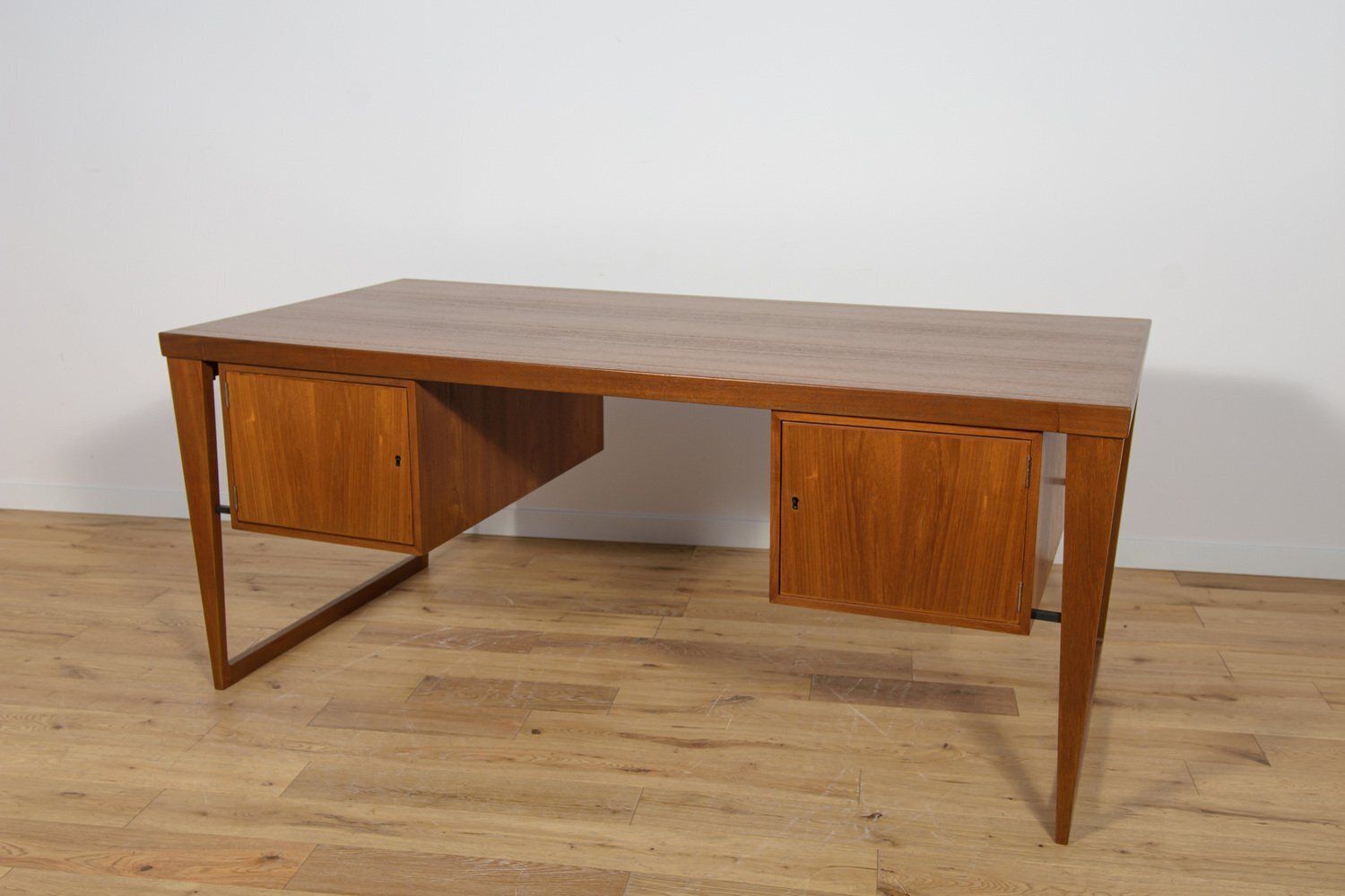 Model 70 Desk In Teak By Kai Kristiansen For Feldballes Møbelfabrik, 1960s photo 7596.0