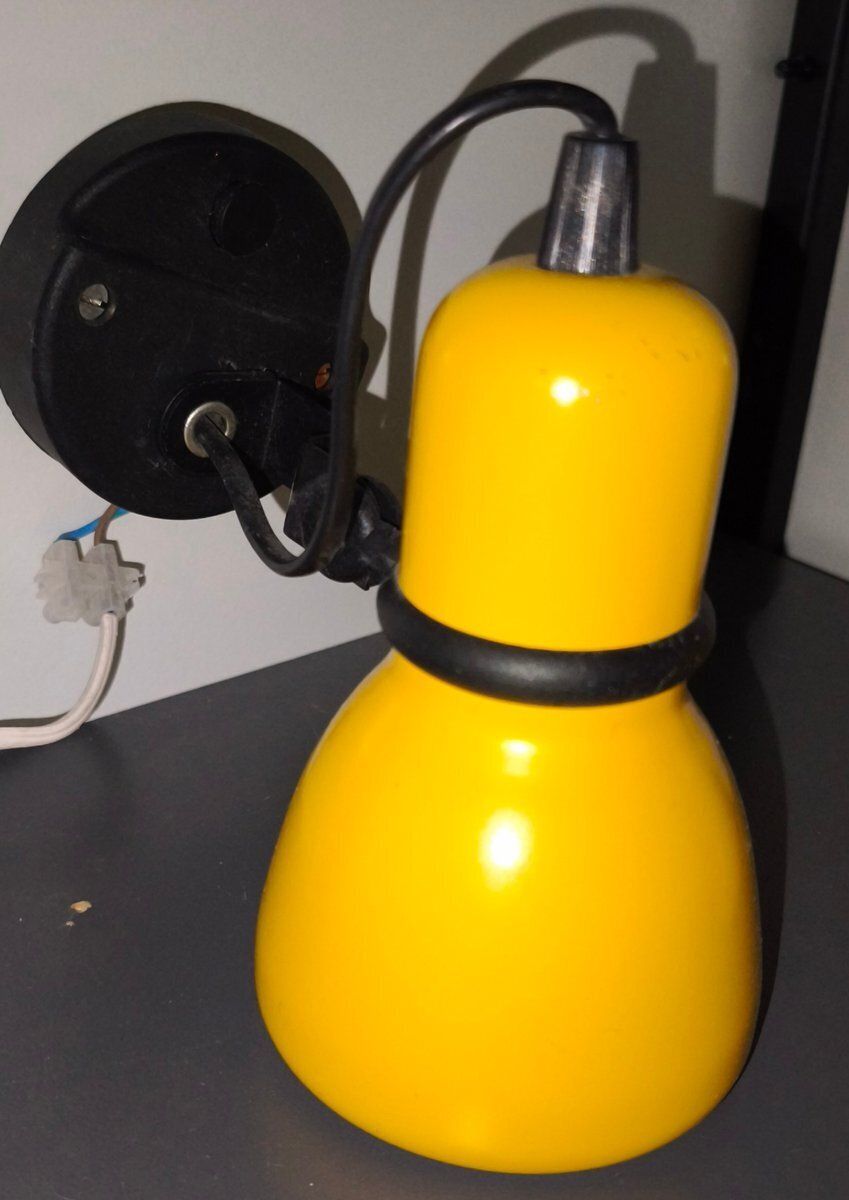 Yellow Spotlight Wall Lights, 1970s, Set Of 5 photo furniture