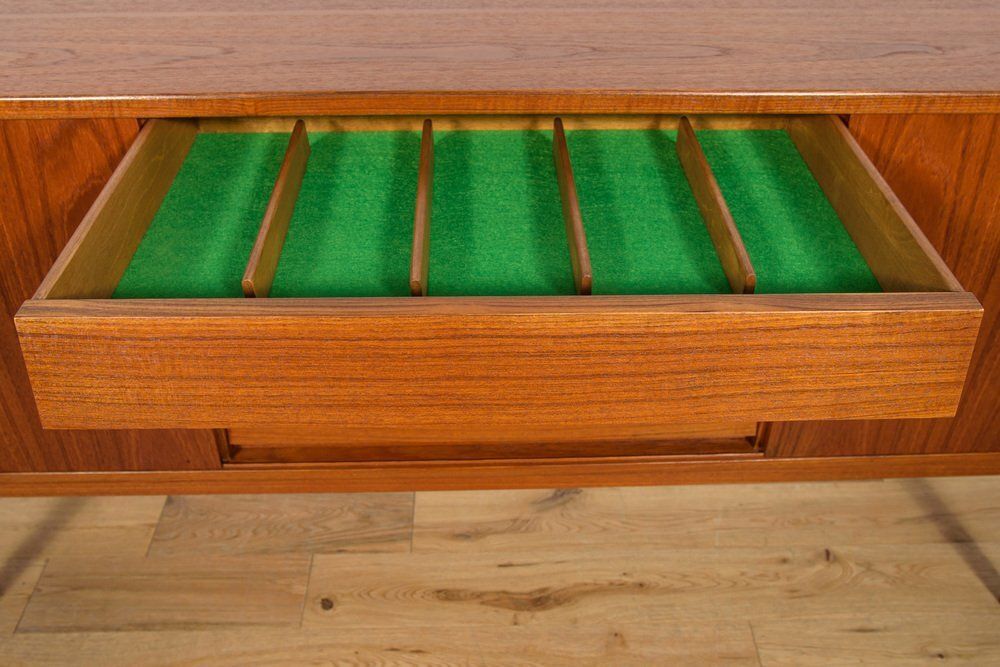 Furniture Mid Century Teak Sideboard By Nils Jonsson For Hugo Troeds, Sweden, 1960s photo