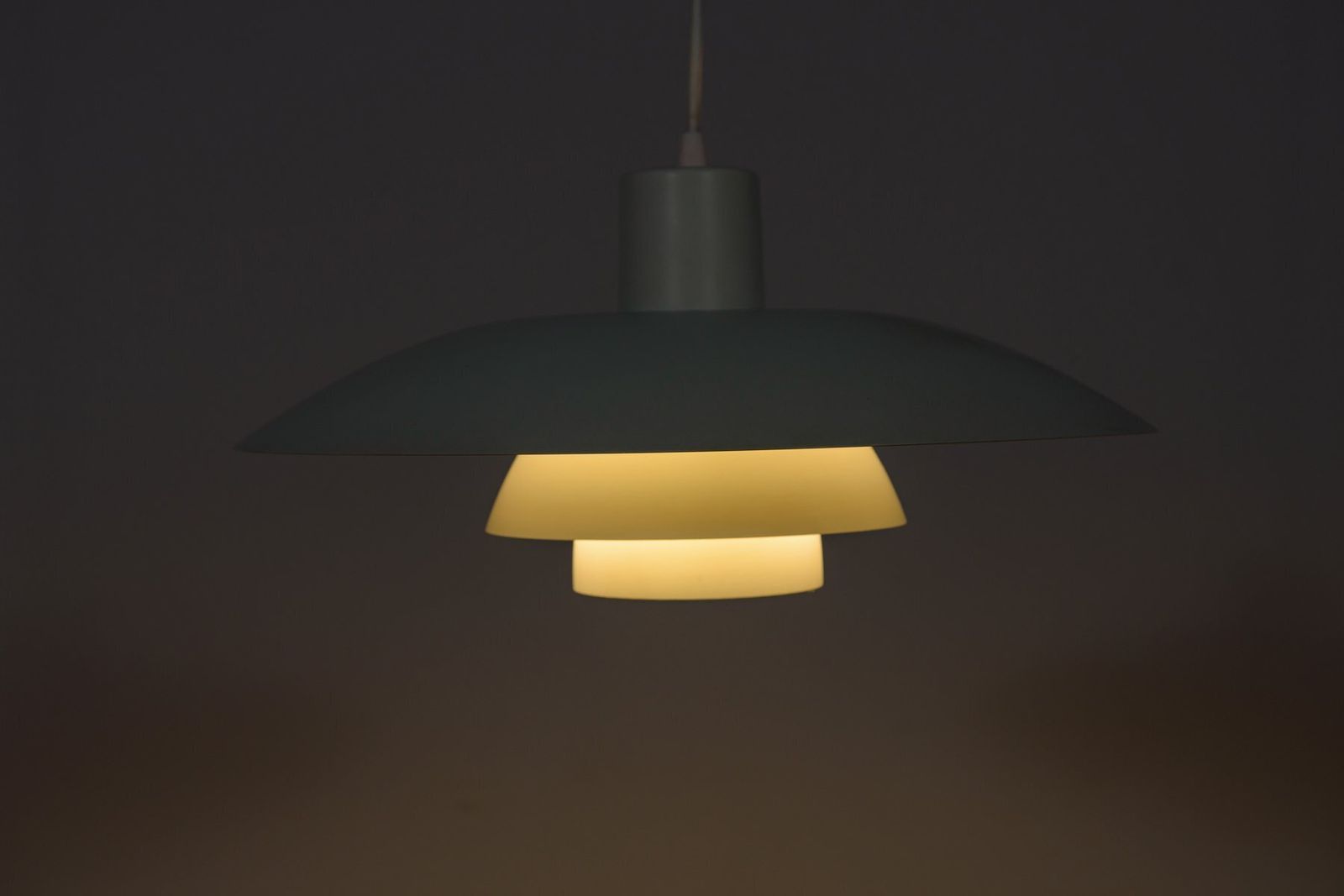 Mid Century Ph4 Pendant Lamp By Poul Henningsen For Louis Poulsen, Denmark, 1960s photo Lighting