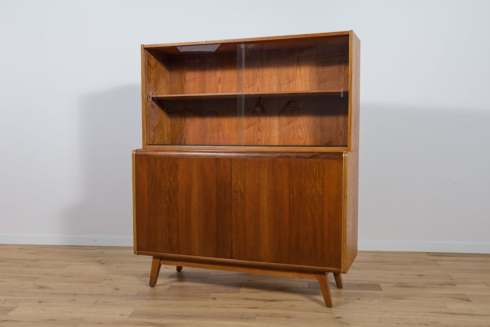 Cabinet With Bookcase By Hubert Nepozitek & Bohumil Landsman For Jitona, 1960s