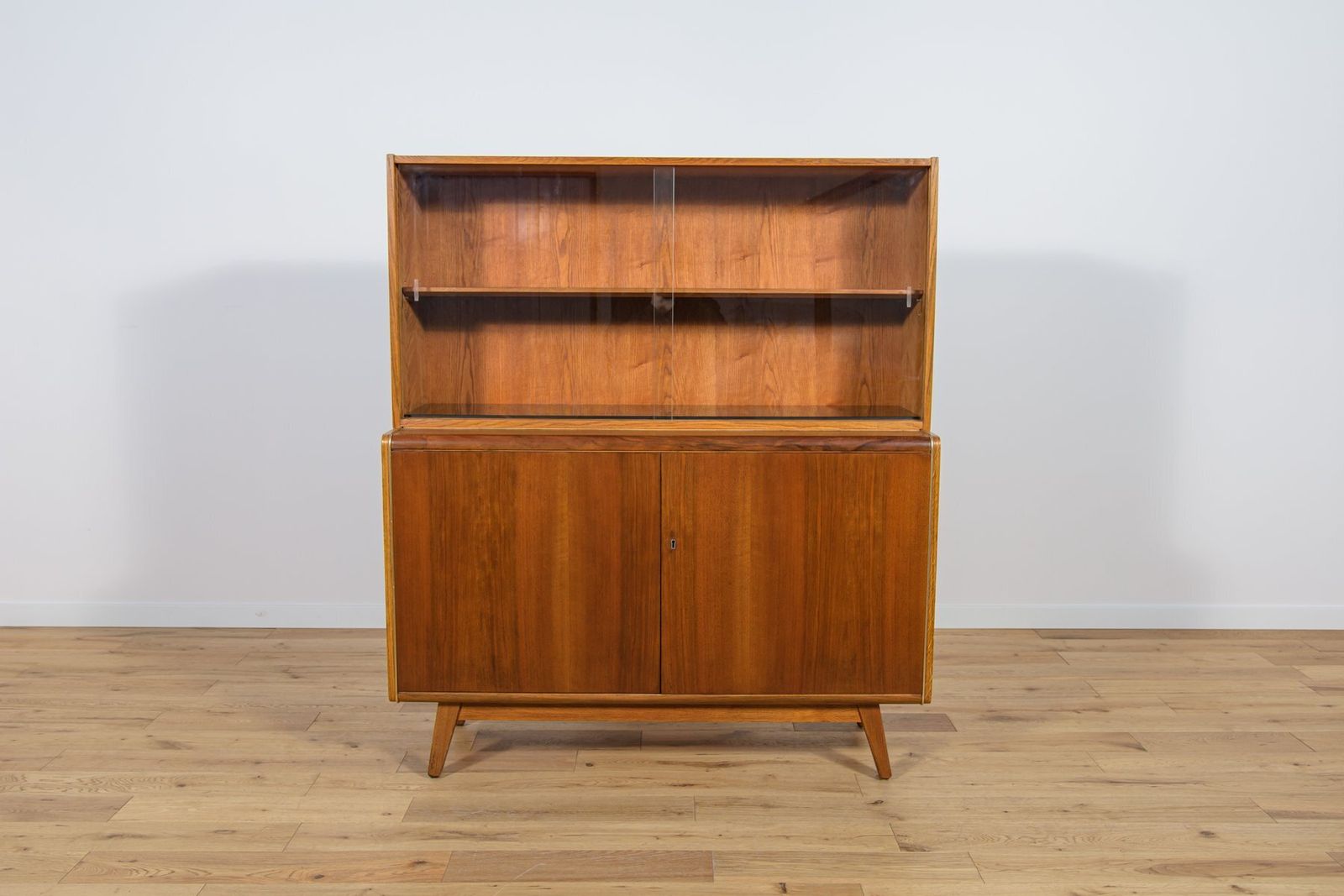Cabinet With Bookcase By Hubert Nepozitek & Bohumil Landsman For Jitona, 1960s photo furniture