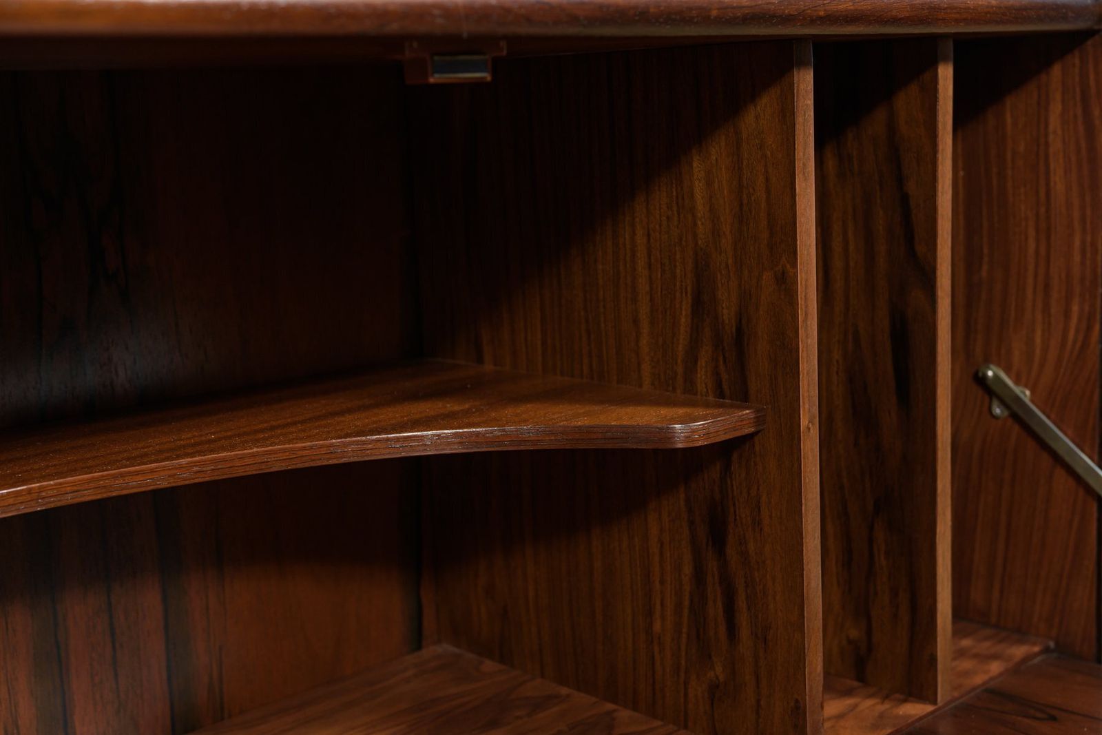 1294.0 Mid Century Rosewood Shelf, Denmark, 1970s photo