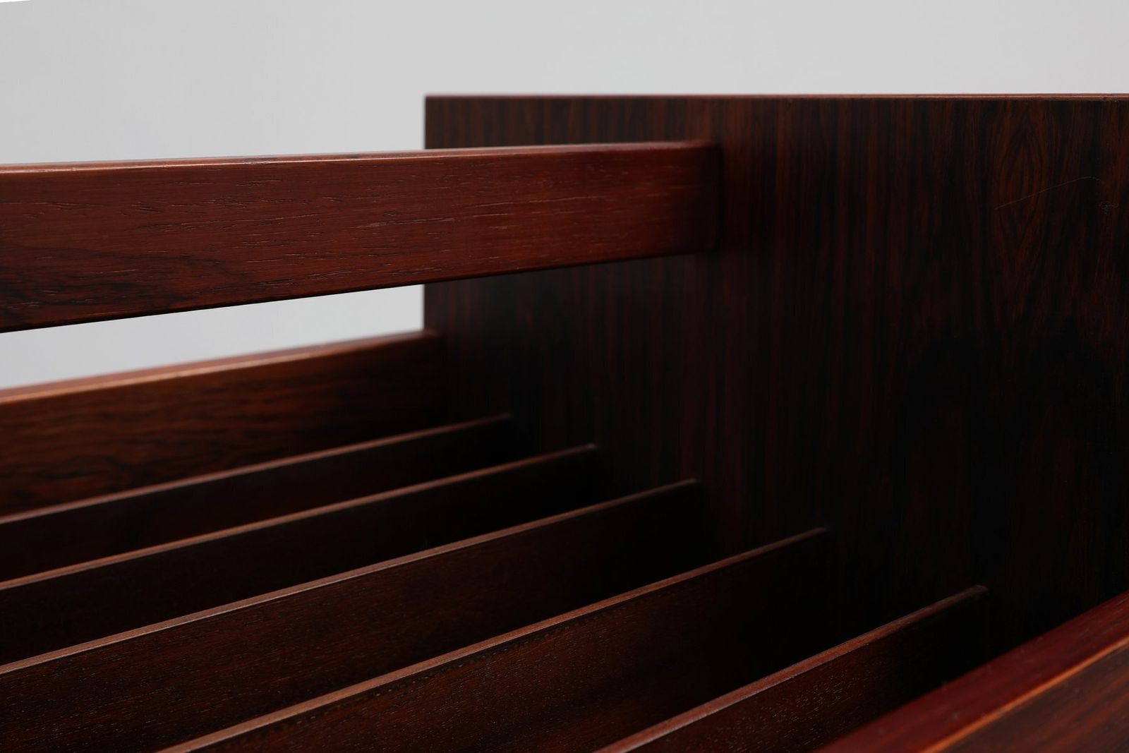 Mid Century Magazine Lp Caddy Rack By Rolf Hesland For Bruksbo, Norway, 1970s photo vinterior