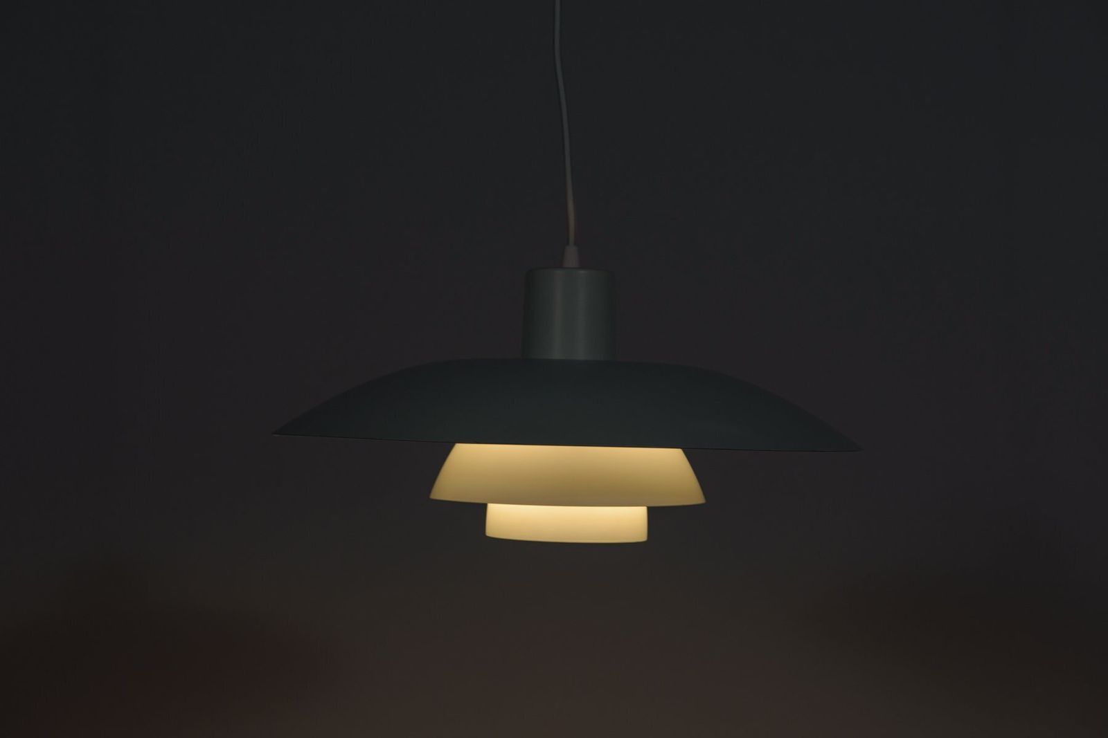 Mid Century Ph4 Pendant Lamp By Poul Henningsen For Louis Poulsen, Denmark, 1960s photo Lighting