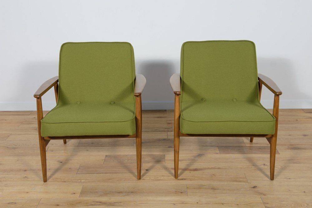 Set Of Model 300 192 Armchairs By Juliusz Kędziorek For Gościcińska Fabryka Mebli, 1970s photo 1397.0