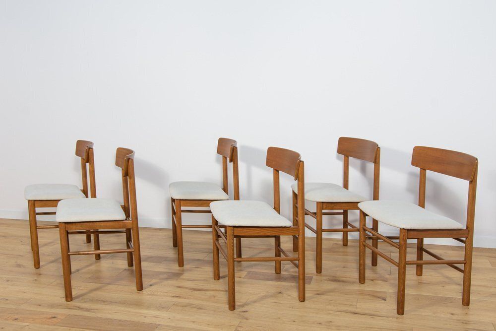 J39 Folkchairs Chairs By Børge Mogensen For Farstrup, 1950s, Set Of 6 photo 2442.0