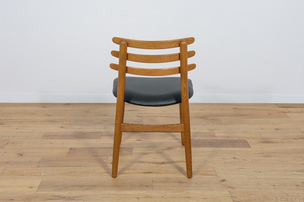 3692.0 Mid Century Oak Dining Chairs By Poul Volther For Fdb Mobler, Denmark, 1960s, Set Of 6 photo