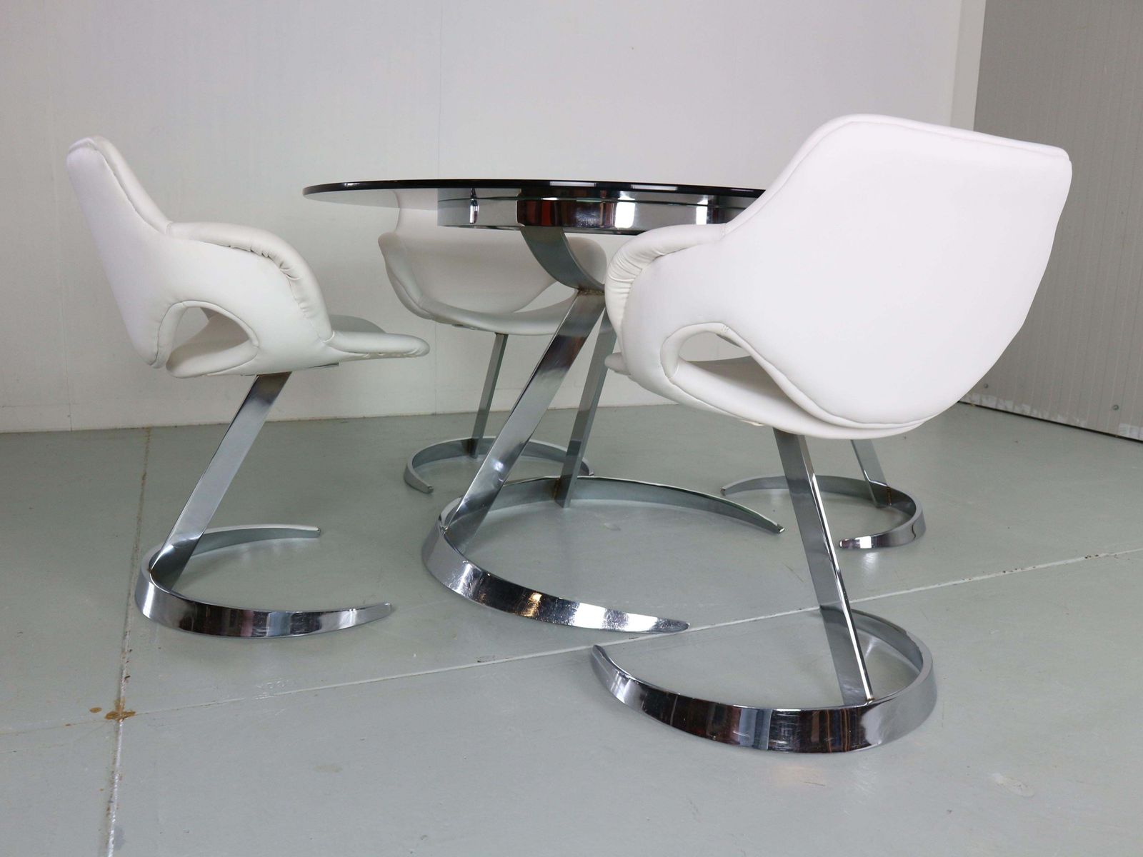 Space Age Original Dining Room Set, 1970s, France photo vinterior