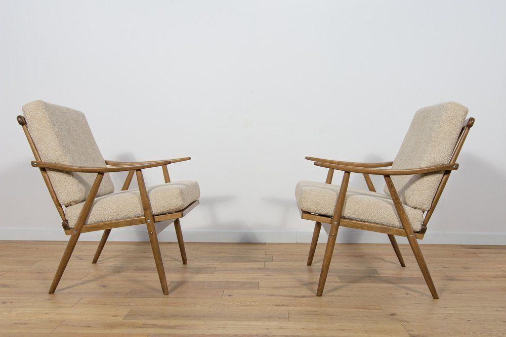 Set Of Mid Century Armchairs From Ton, 1960s photo for sale