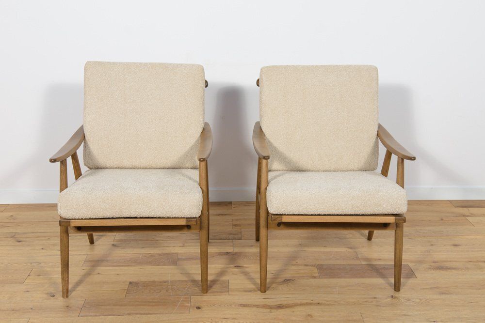 Set Of Mid Century Armchairs From Ton, 1960s photo vinterior