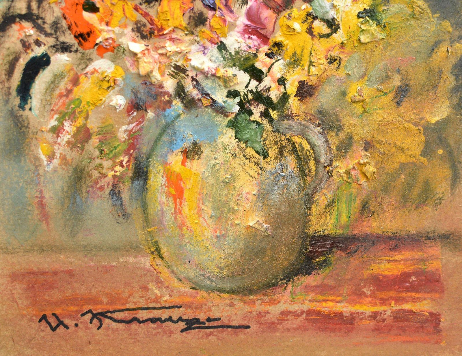 Uldis Krauzeevening Glow, Oil/Cardboard, 30x21 Cm, 20202020 photo vinterior