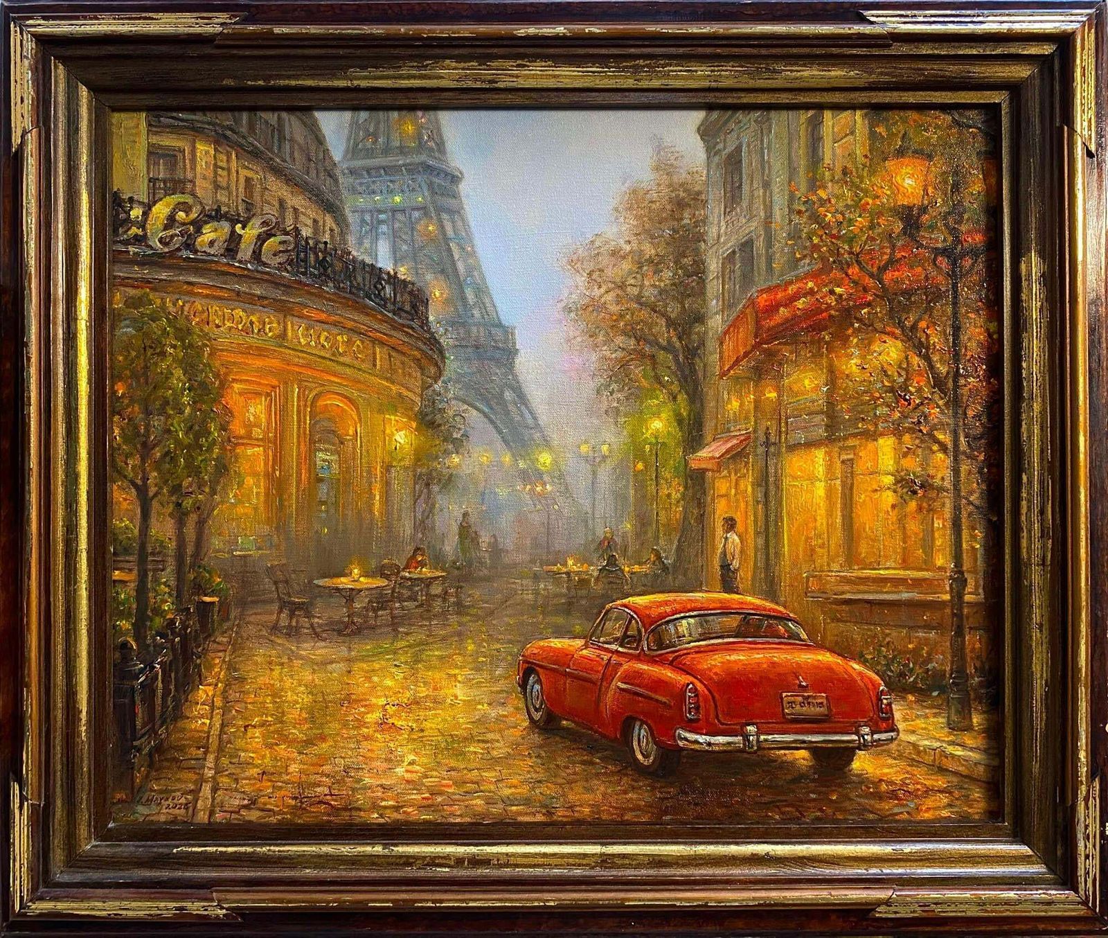 Igor Maikovcafé Parisien. 2025. Oil On Canvas. 50x60 Cm1994 photo 1591.0
