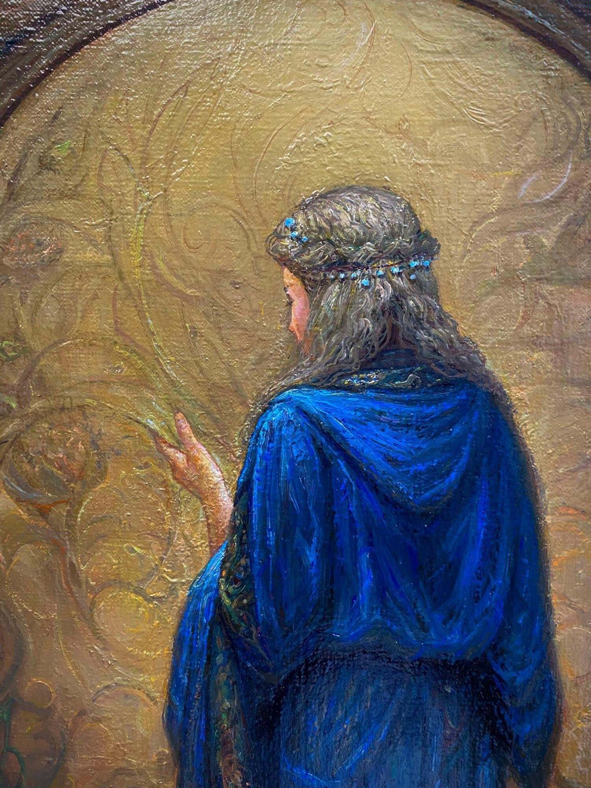 photo furniture Igor Maikovbehind The Veil Of Dreams (Words). 1994. Canvas, Oil, 115x53 Cm1994