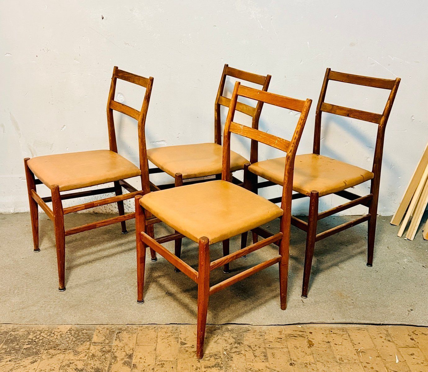 Chairs By Gio Ponti For Amedeo Cassina, 1950s, Set Of 4 photo furniture