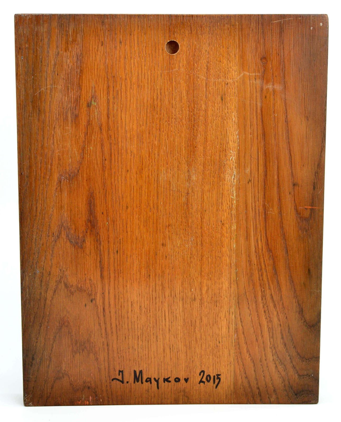 Igor Maikoviris. 2015. Wood/Oak, Oil. 32x25x3 Cm2015 photo vintage