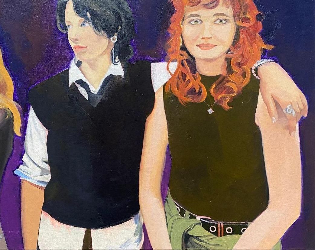 Justine Plankajastudy Friends. 2025, Canvas/Oil, 60x80 Cm2025 photo Art