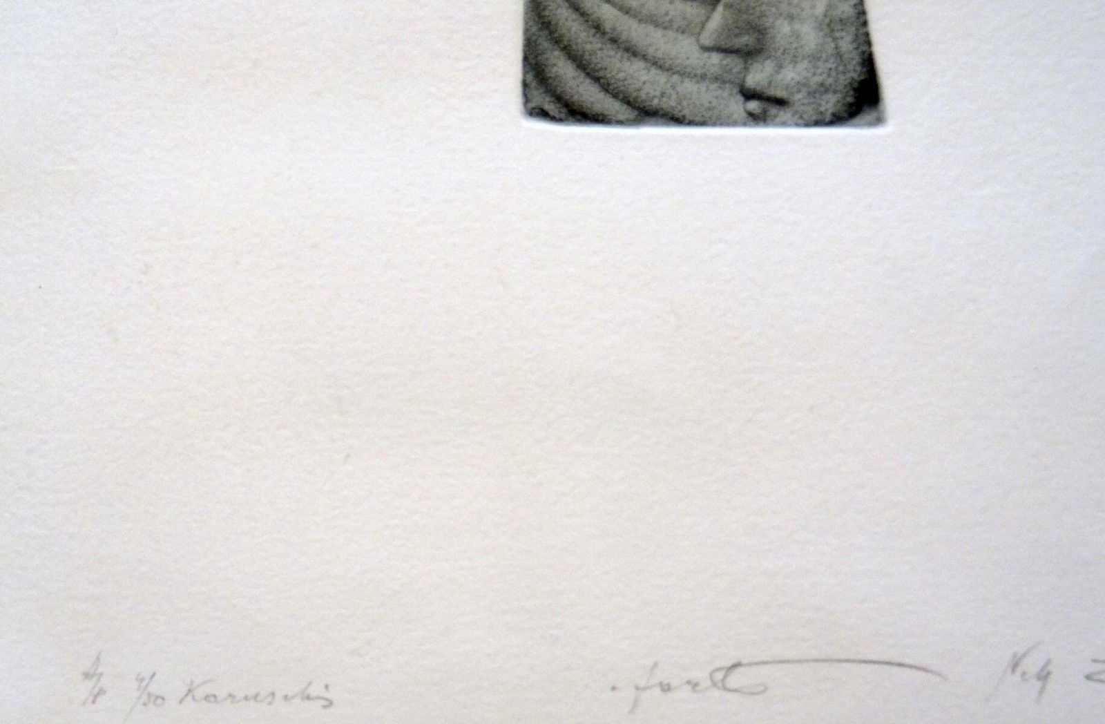 Nele Zirnitecarousel  2001, 4/50, Paper, Etching, 6.5x6 Cm2001 photo for sale