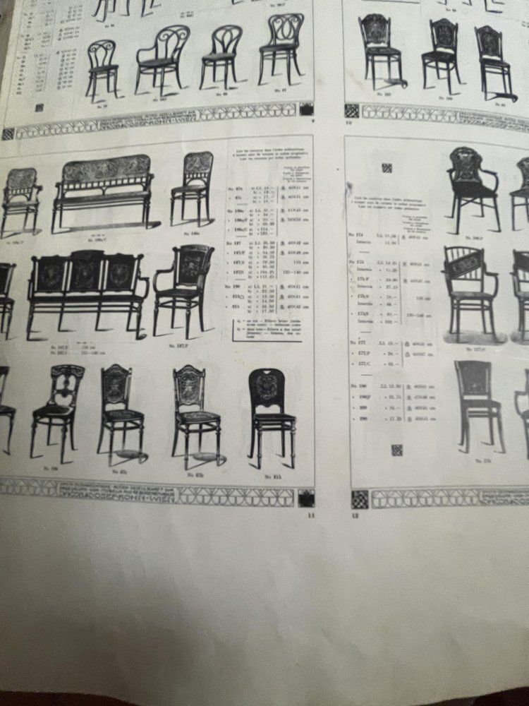 Hand Pantographed Khon Chairs From Thonet, 1906, Set Of 6 photo 3090.0