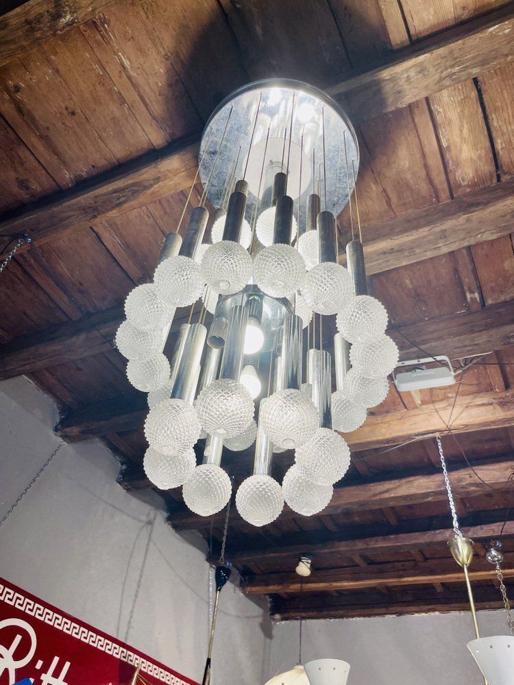Chandelier By Gaetano Sciolari, 1970s photo furniture
