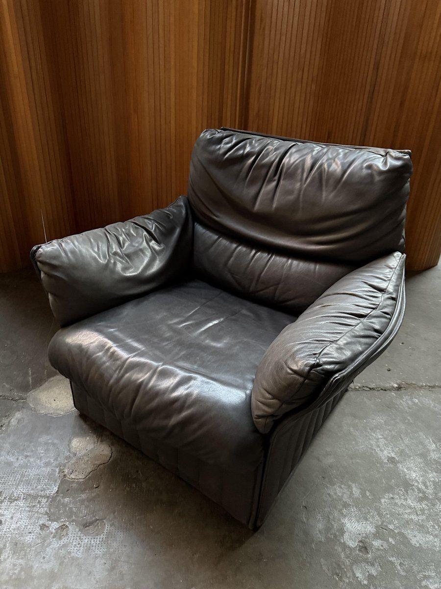 Dark Grey Moltestaarm Chair By Otto Zapf For Interprofil, 1970s photo furniture