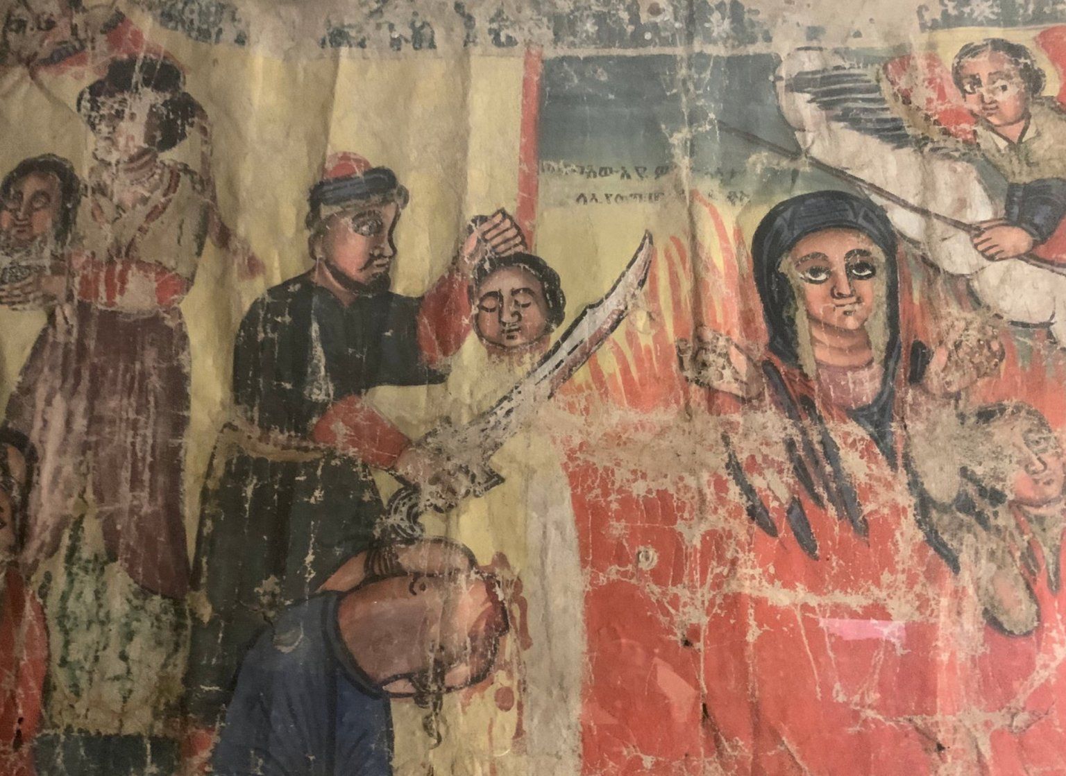 Greek Artist, Fresco Fragment, Before 1890, Artwork On Canvas photo furniture