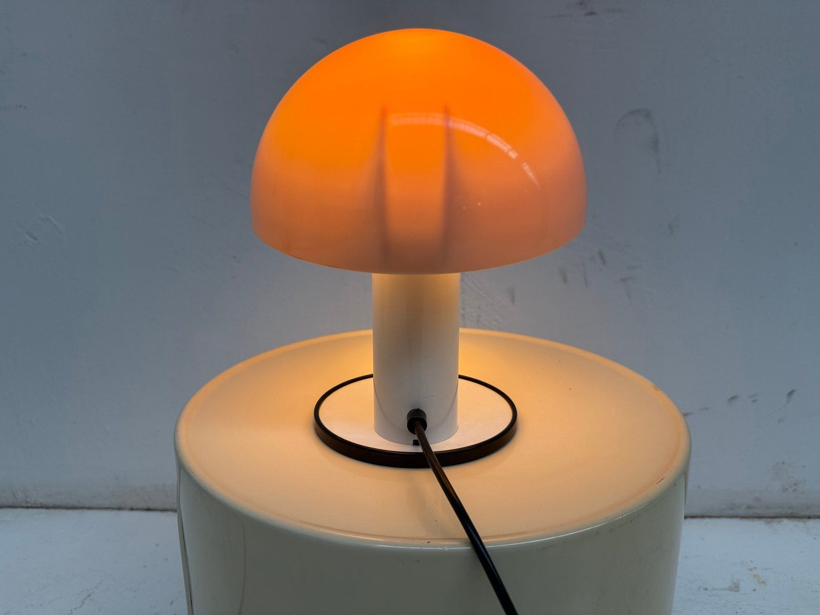 Vintage Italian Table Lamp By Franco Mirenzi For Valenti Luce, 1960s photo for sale