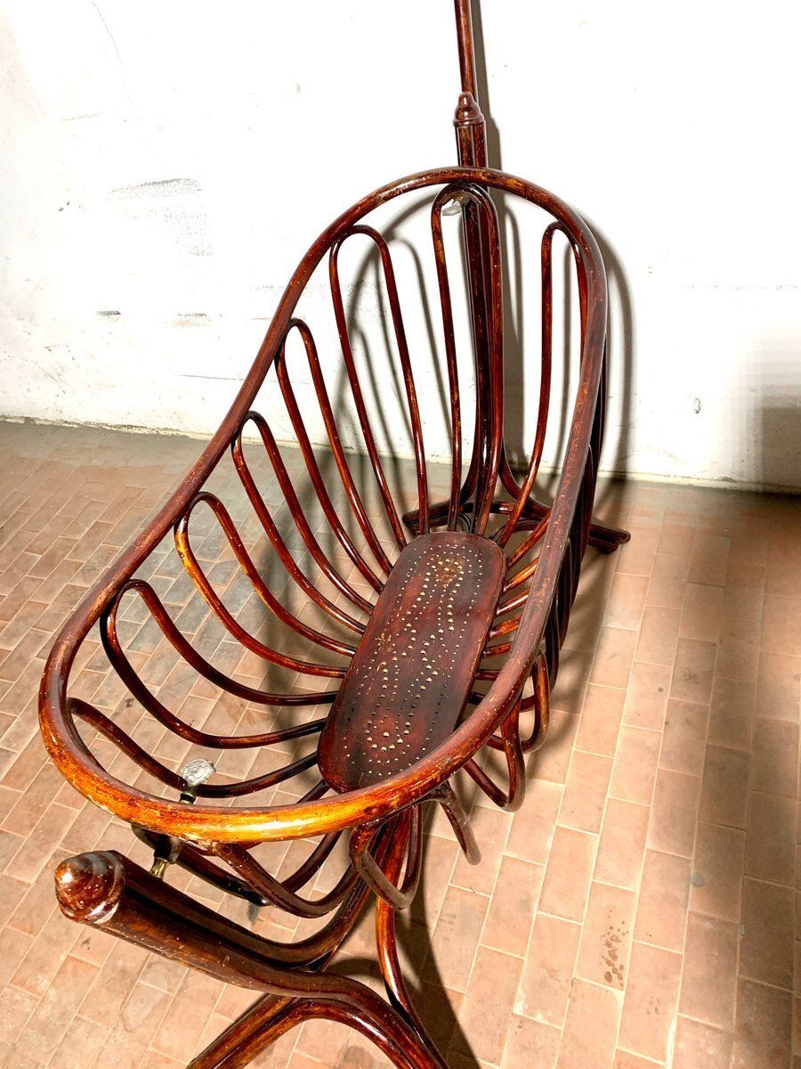 No. 2 Rocking Cradle With Curtain Arm By Michael Thonet For Thonet, 1891 photo buy