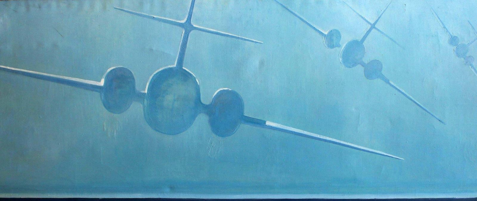 Nikolai Uvarovcontact Problem.Welcome To Nato, Canvas/Oil, 80x150 Cm, 19761976 photo furniture