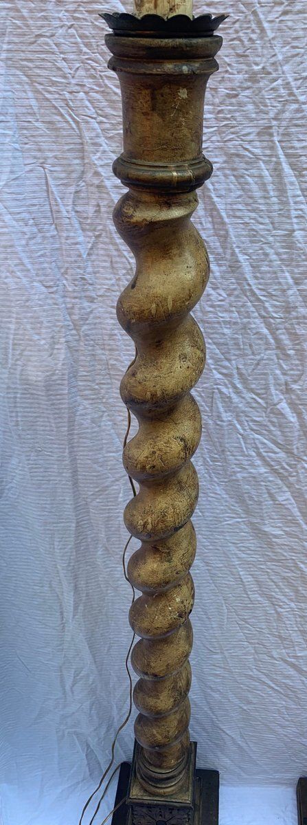 Italian Church Candelabras, Mid 19th Century, Set Of 2 photo for sale