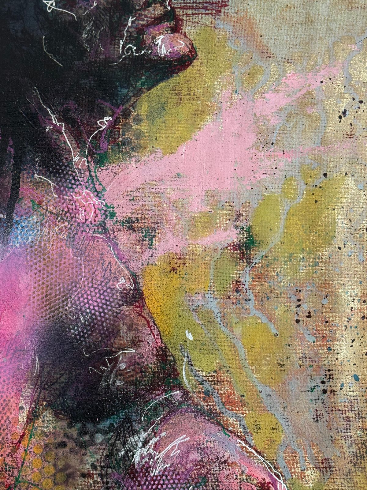 Podolczak Igord 156 144, Monotype, Cardboard/Canvas/Author's Technique, 64x50 Cm photo Art