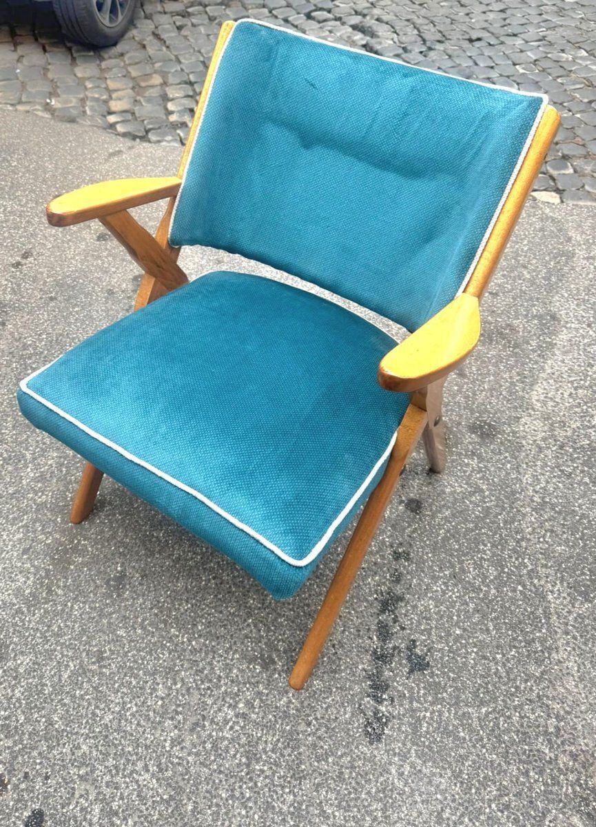 Nordic Armchair From Dal Vera, Italy, 1950s