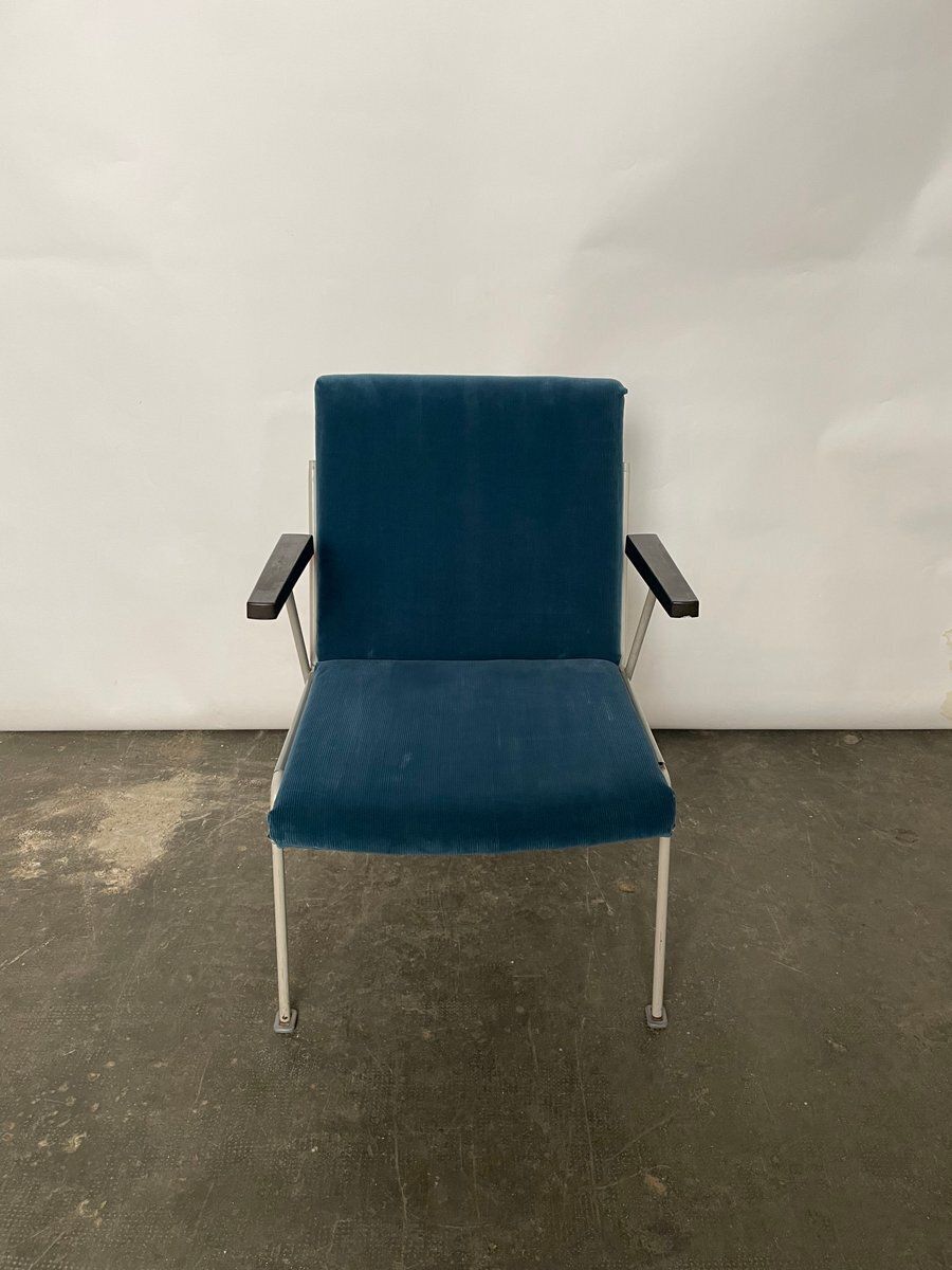 Blue Oase Lounge Chair By Wim Rietveld For Ahrend De Cirkel, 1958 photo 1209.0