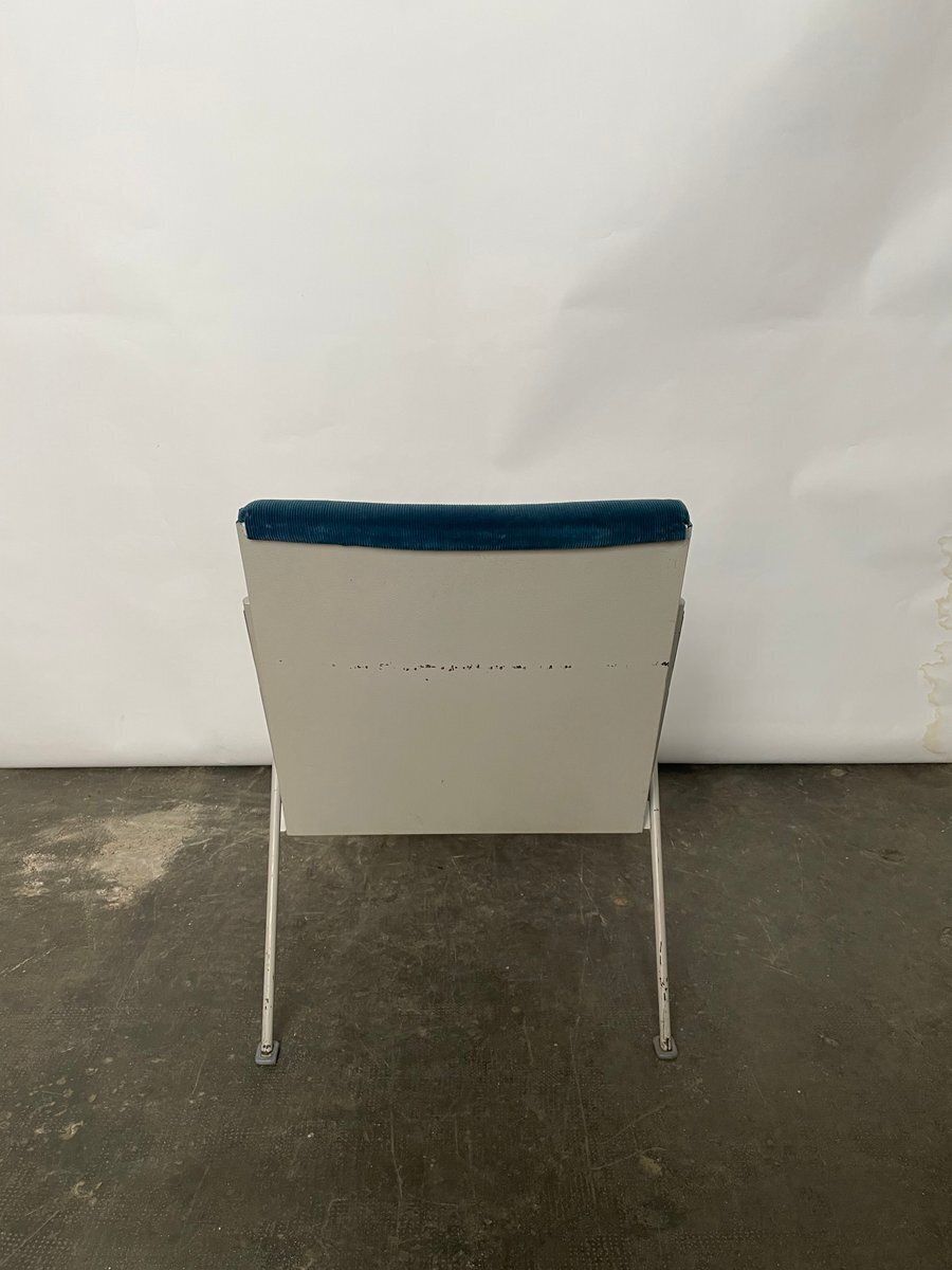 Furniture Blue Oase Lounge Chair By Wim Rietveld For Ahrend De Cirkel, 1958 photo