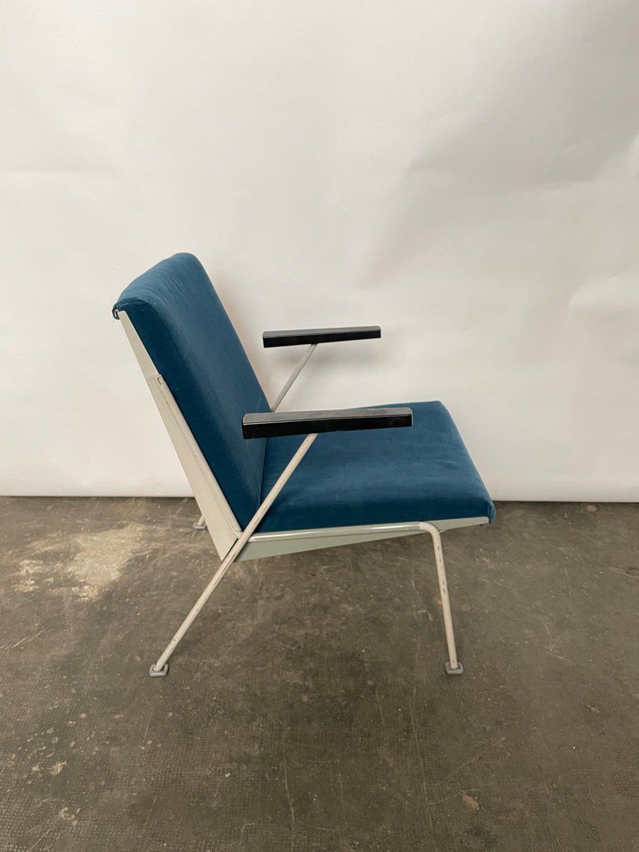 photo vinterior Blue Oase Lounge Chair By Wim Rietveld For Ahrend De Cirkel, 1958