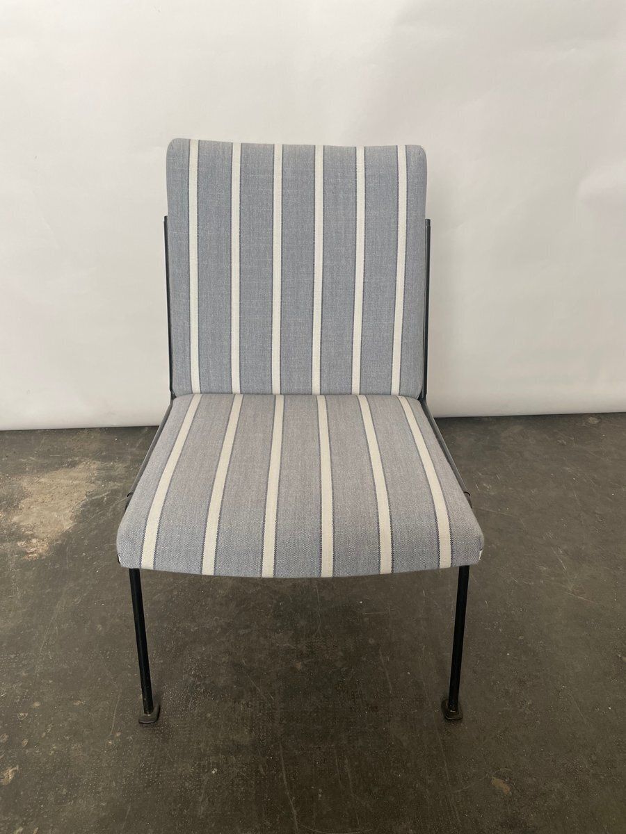 Furniture Striped Oase Lounge Chair By Wim Rietveld For Ahrend De Cirkel, 1958, 1950s photo