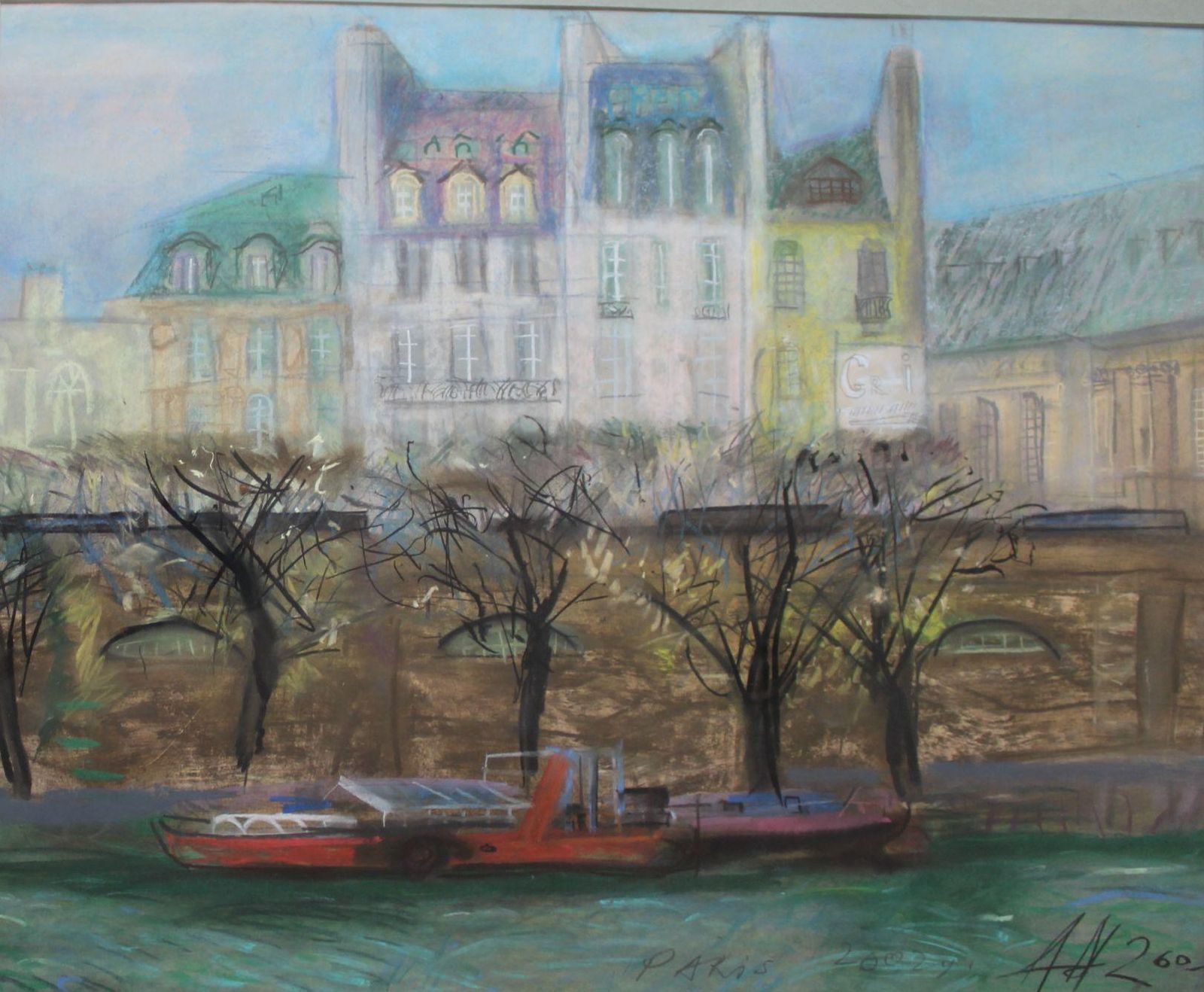 Arturs Nikitinsparis, Paper/Pastel, 61x72 Cm1997